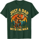 Came Back with The Milk Bigfoot Papa Daddy Sasquatch Dad T-Shirt - T-Shirt | Forest