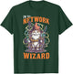 Network Wizard Network Admin Cat Computer Engineer T-Shirt - T-Shirt | Forest