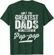 Retro Only The Greatest Dad Get Promoted to Pop-Pop T-Shirt - T-Shirt | Forest