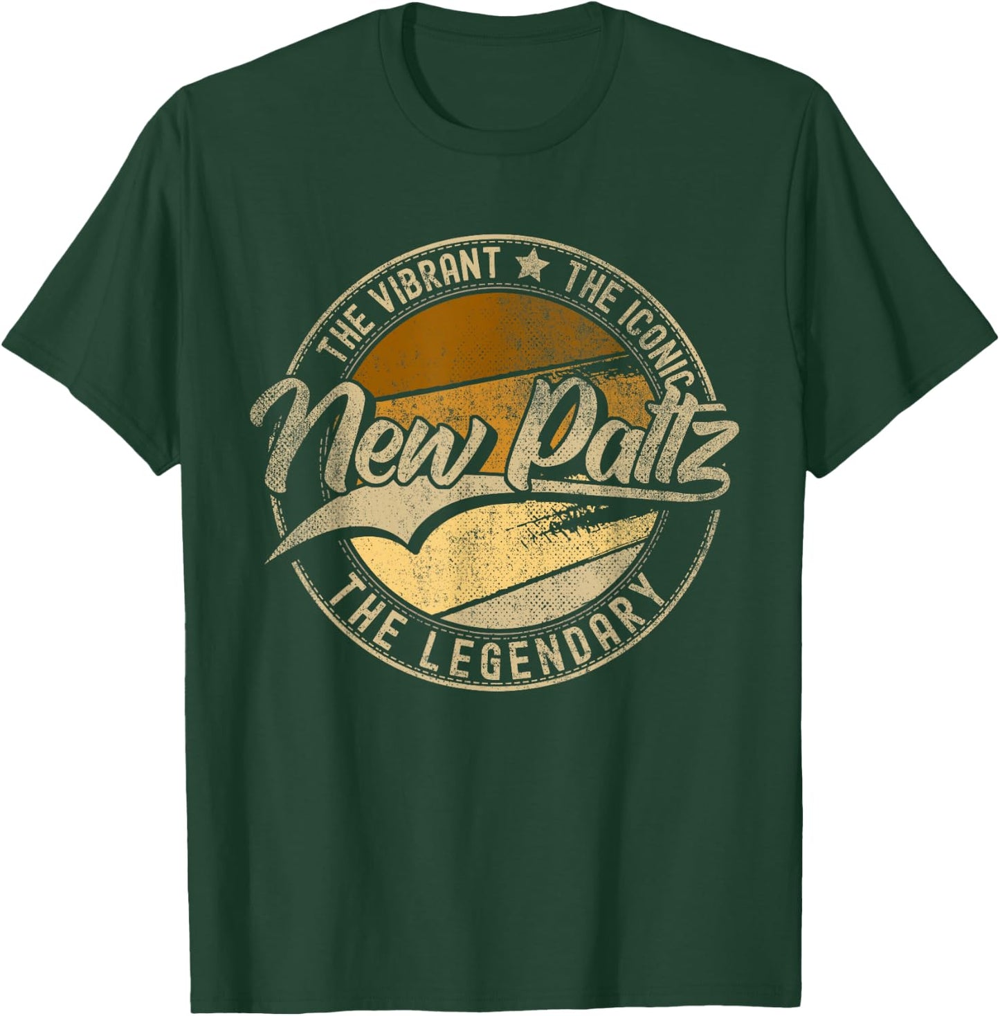 New Paltz NY | New York | Vintage Distressed T-Shirt - T-Shirt | Forest