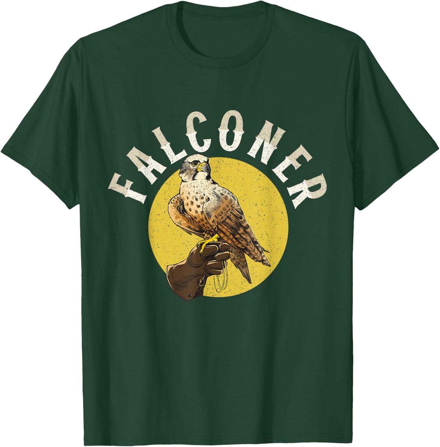 Falconer Owner Falcons Falconry Falcon Falconer T-Shirt - T-Shirt | Forest