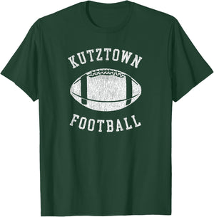 Kutztown Football Distressed Vintage 80's Throwback Classic T-Shirt - T-Shirt | Forest