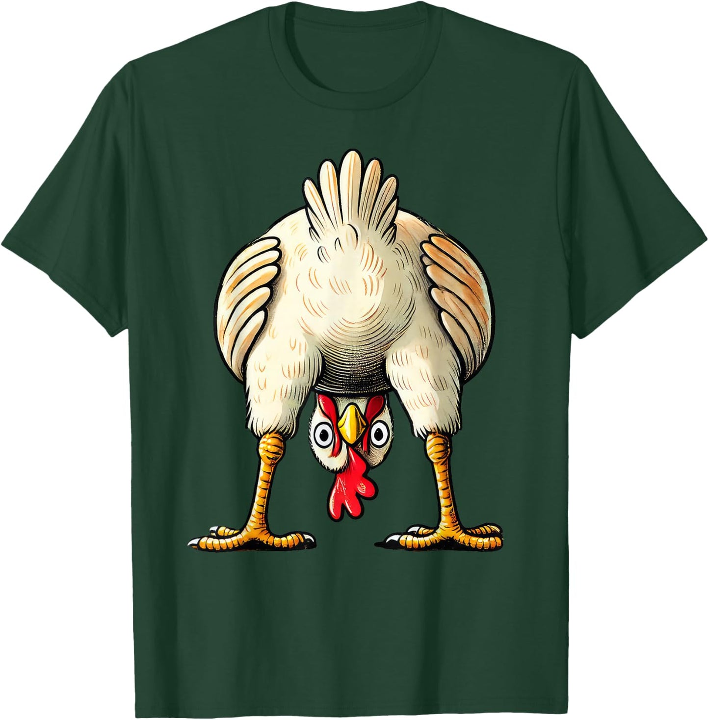 Chicken Chicken Owner Hen Decorative Costume Outfit Funny , black T-Shirt - T-Shirt | Forest