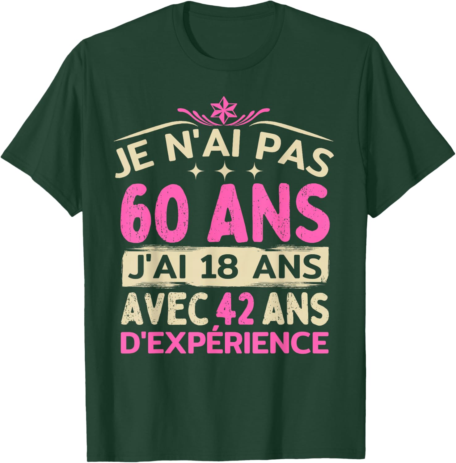 60 years old woman 1964 funny birthday gift i dont have 60 t shirt, Black T-Shirt - T-Shirt | Forest
