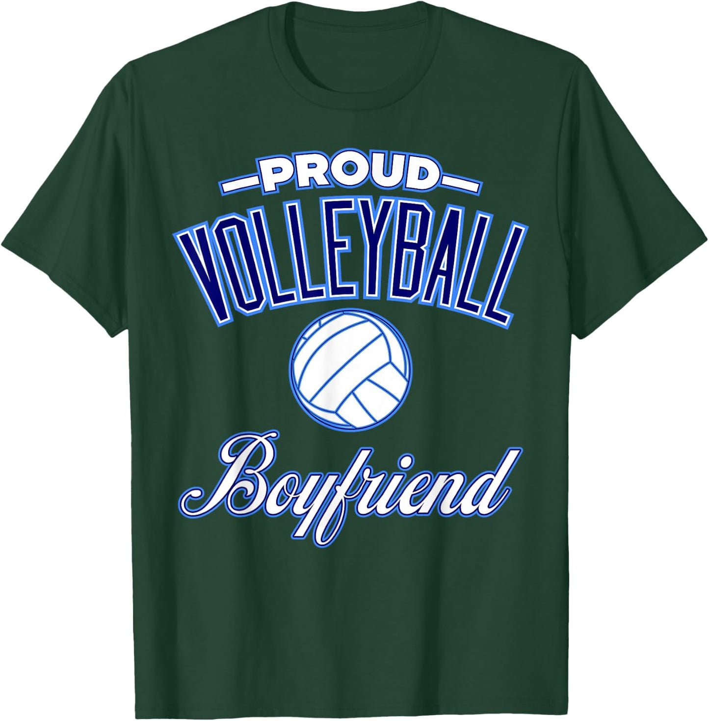 Volleyball Boyfriend Shirt T-Shirt - T-Shirt | Forest