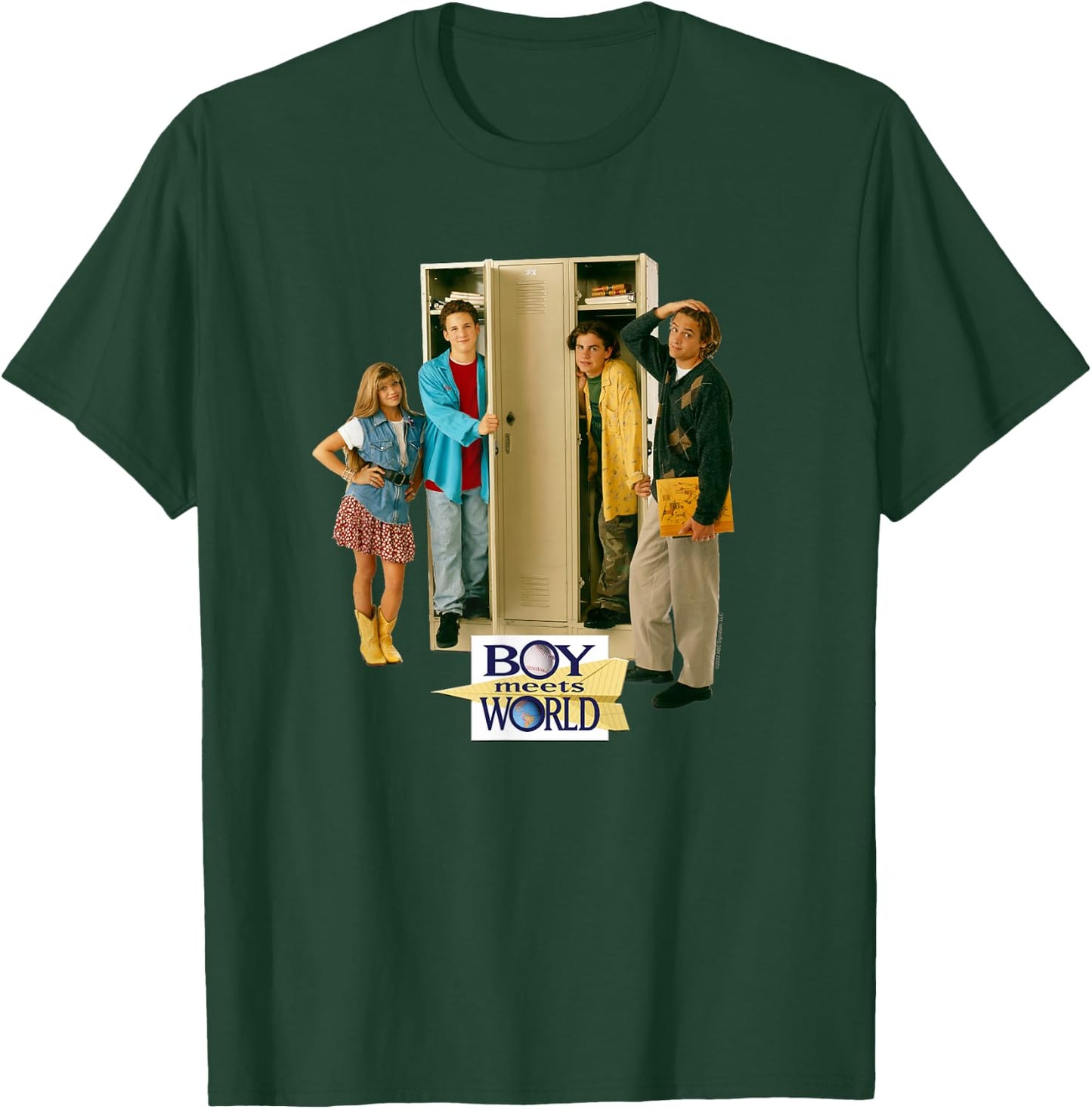 Boy Meets World Cast at Lockers T-Shirt - T-Shirt | Forest