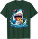 Pizza Eating Shark Kids Boys Food Lovers Jawsome Shark T-Shirt - T-Shirt | Forest