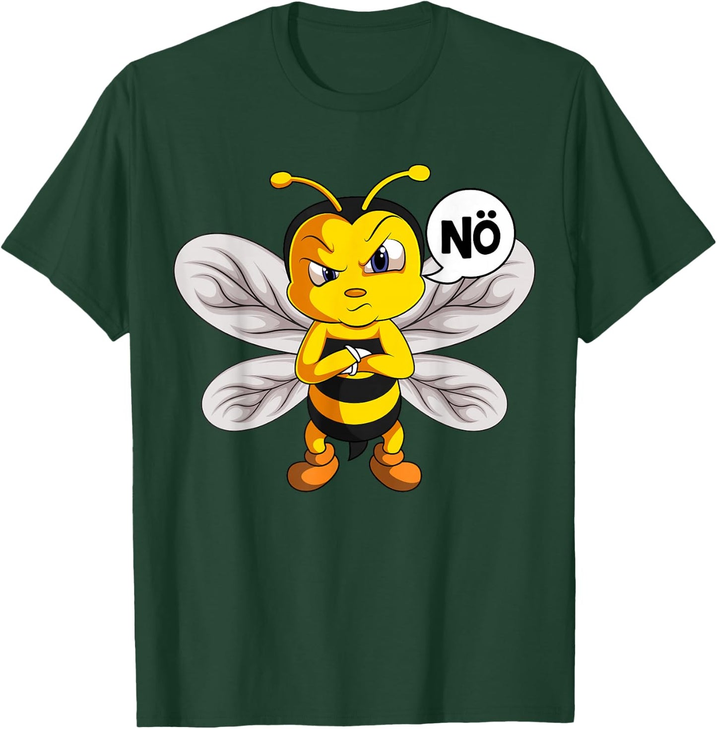 Biene Nö Children's Girls' Bee , black, s T-Shirt - T-Shirt | Forest