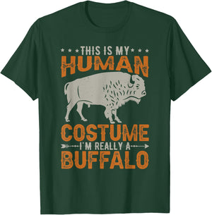 Retro Bison Buffalo Men T-Shirt - T-Shirt | Forest