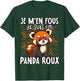 Je M'en Fous Je Suis Un Panda Roux - Cute Red Panda , Black, S T-Shirt - T-Shirt | Forest