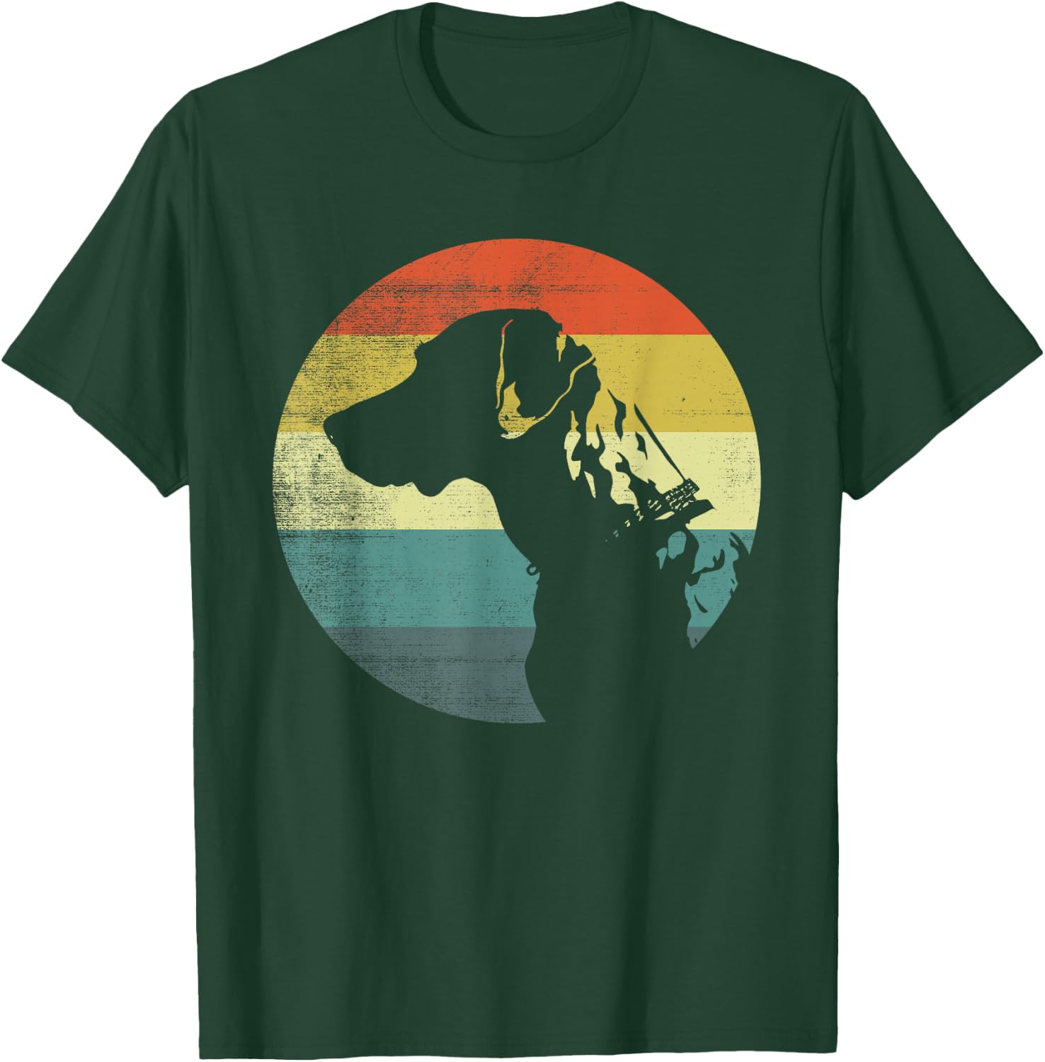 Catahoula Leopard Dog Retro Design T-Shirt - T-Shirt | Forest