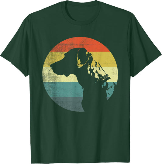 Catahoula Leopard Dog Retro Design T-Shirt - T-Shirt | Forest