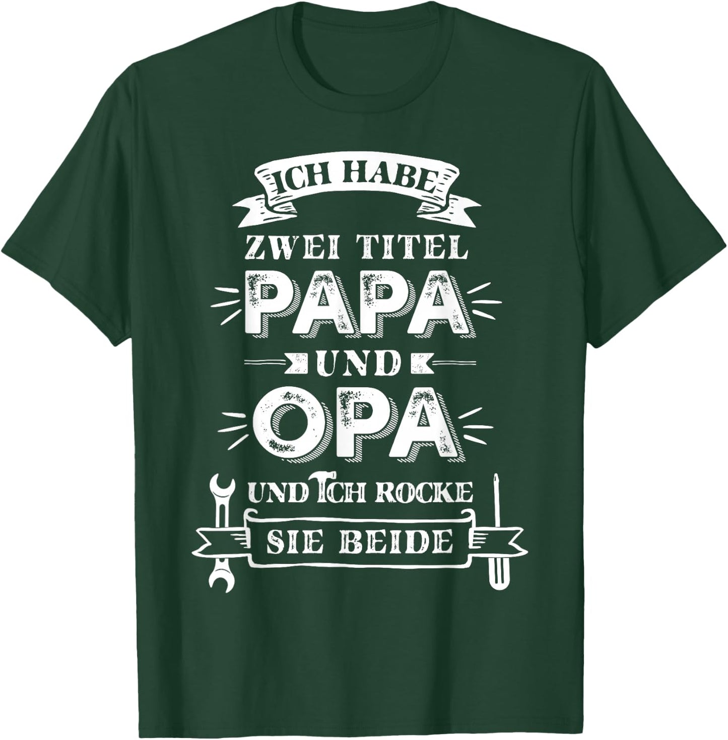 Grandpa Papa Funny Gifts Grandfather Saying , black T-Shirt - T-Shirt | Forest