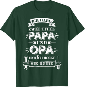 Grandpa Papa Funny Gifts Grandfather Saying , black T-Shirt - T-Shirt | Forest