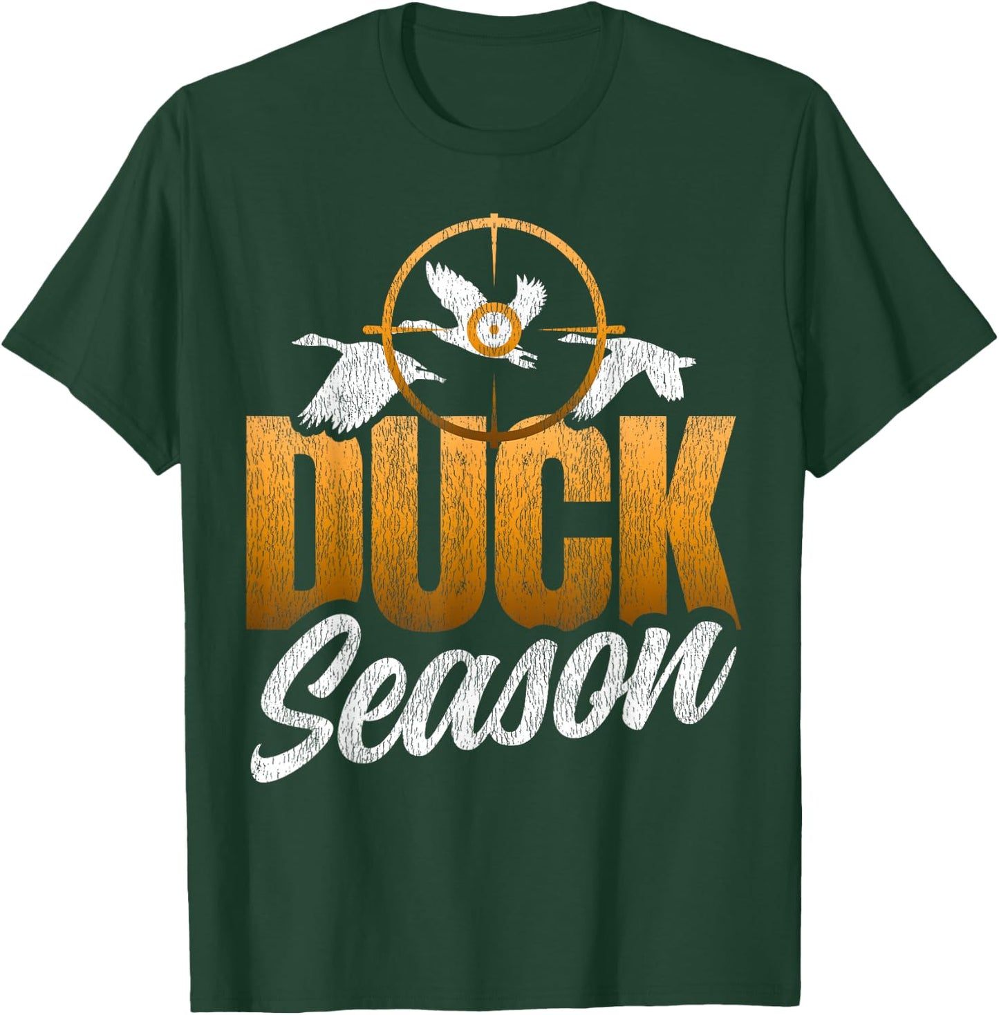 Duck Hunting Hunter Vintage Duck Season T-Shirt - T-Shirt | Forest