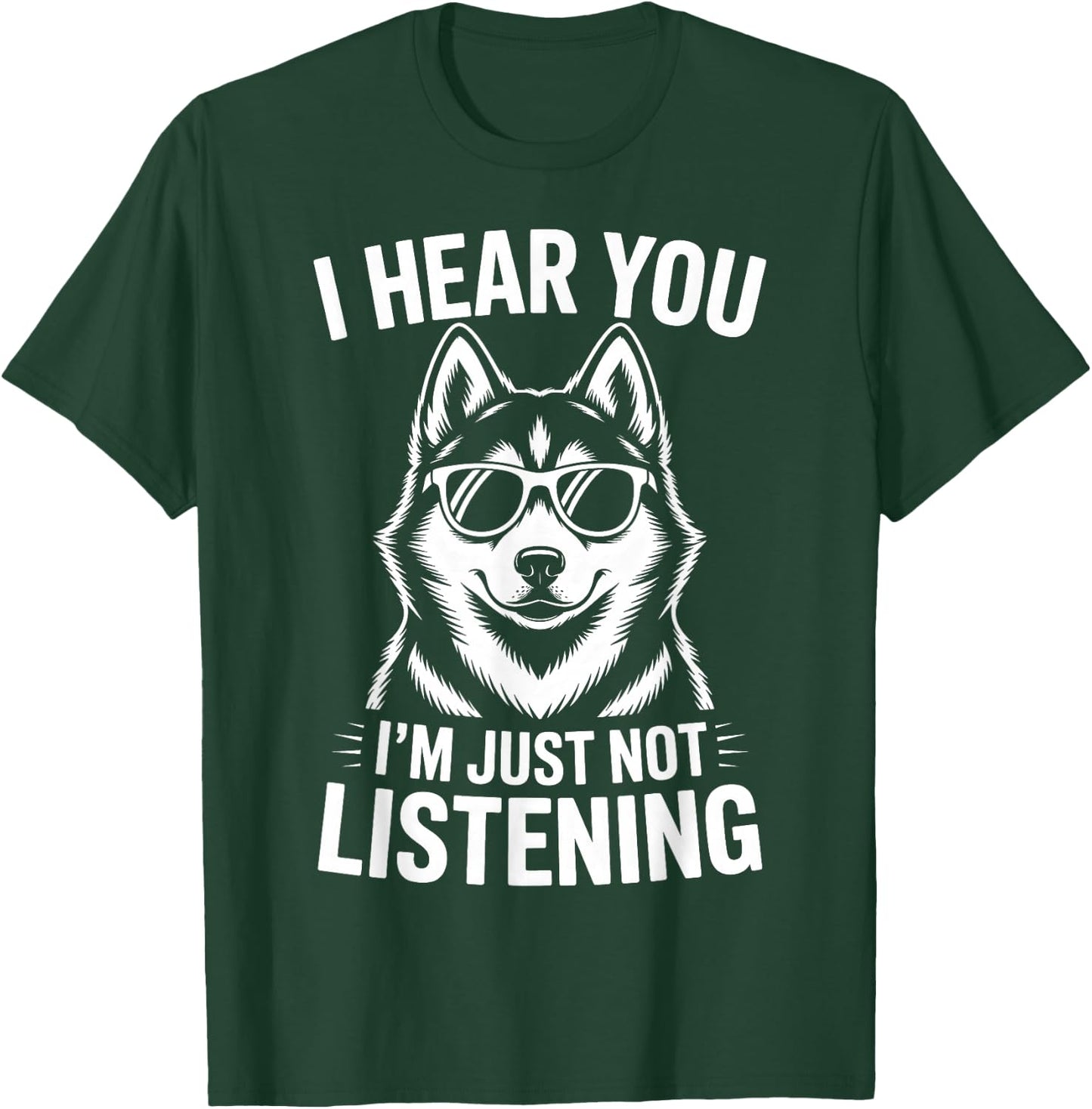 Husky drôle de Sibérie T-Shirt - T-Shirt | Forest