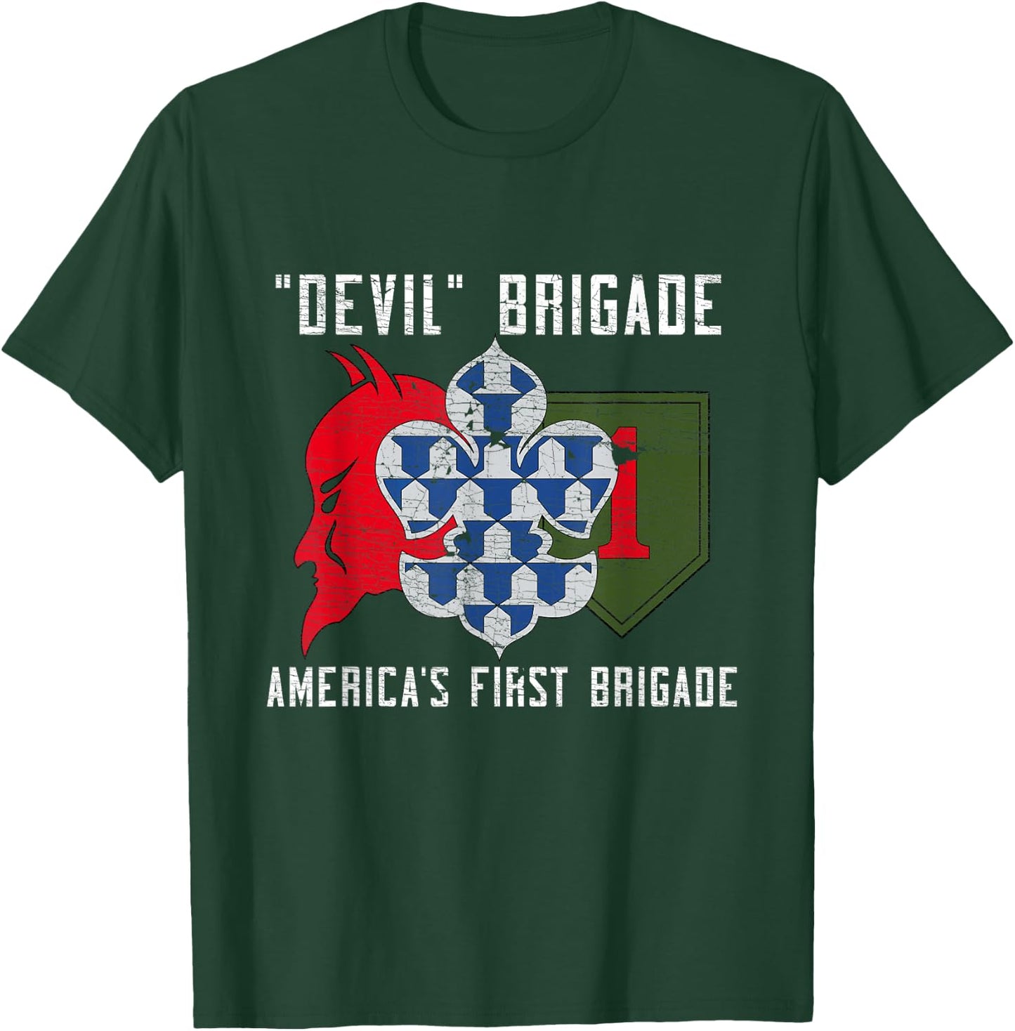 1st Armored Brigade Combat Team 1ABCT 1st Infantry Division T-Shirt - T-Shirt | Forest
