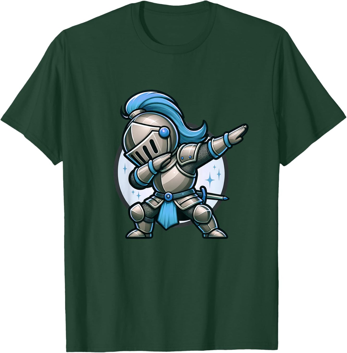 Ren Faire Dabbing Medieval Knight Funny Renaissance Faire T-Shirt - T-Shirt | Forest