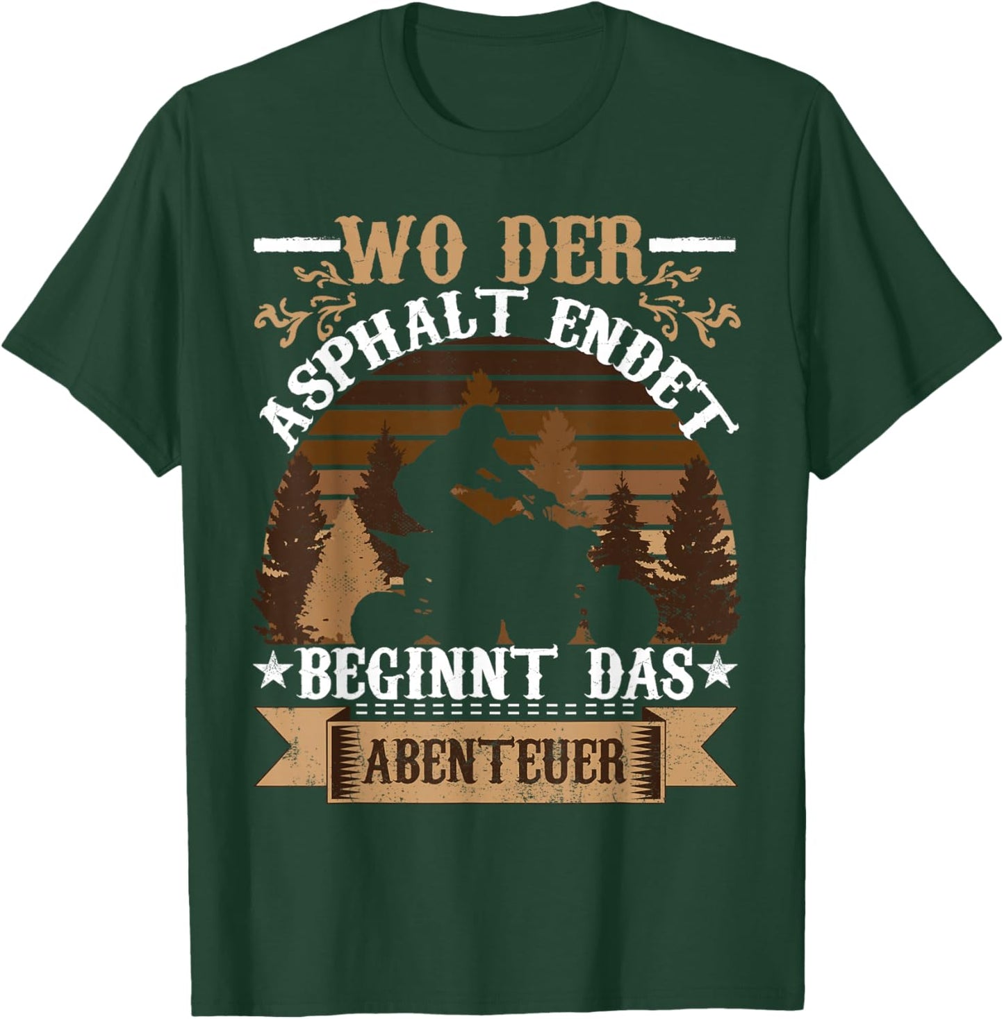 Quad Motorsport Quad Biker , black T-Shirt - T-Shirt | Forest