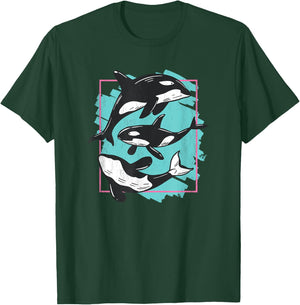 Save The Ocean Orca Whale Sea Life Friends graphic T-Shirt - T-Shirt | Forest