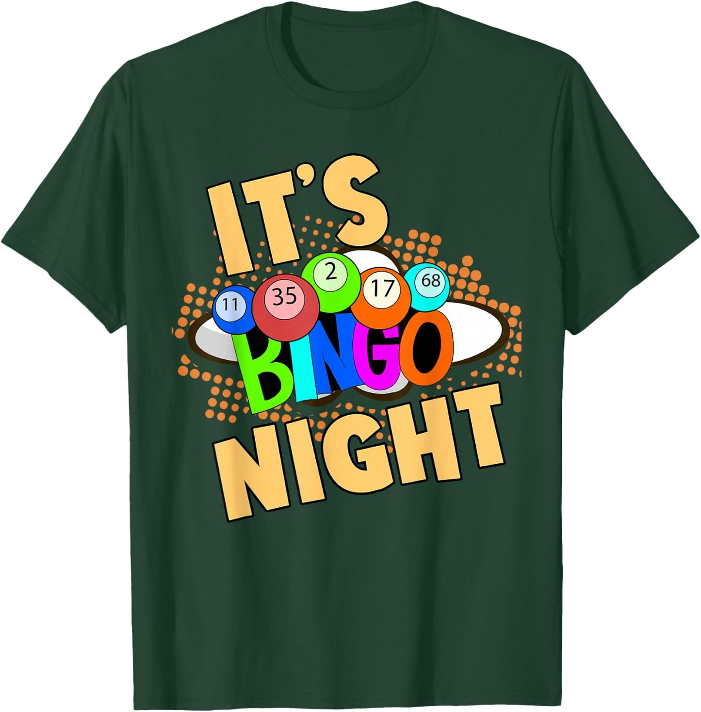 Bingospieler Bingo Nacht Glücksspieler Lotterie Bingo T-Shirt - T-Shirt | Forest