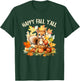 Happy Fall Squirrel Pumpkin Fall Outfits Autumn Thanksgiving Men Women Girls Kids T-Shirt - T-Shirt | Forest