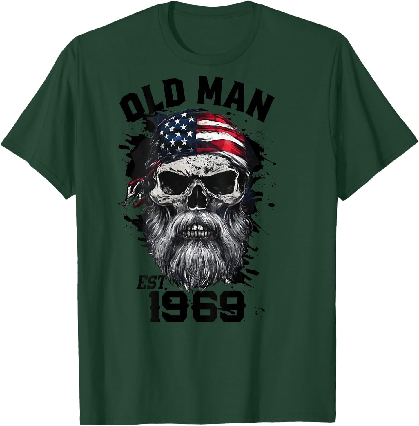 1969 Old Man (on back) T-Shirt - T-Shirt | Forest
