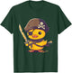 Rubber Duck Pirate Rubber Duckling Rubber Duckie Drawing T-Shirt - T-Shirt | Forest
