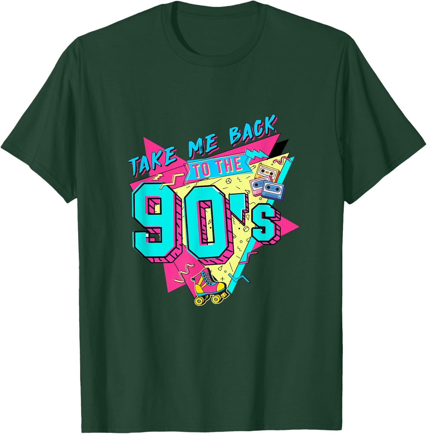 Bring Me Back to the 90s Made in the 90s 1990s Generation 90s , black T-Shirt - T-Shirt | Forest