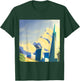 SF Transamerica Pyramid Scenery - Relaxing Anime Sunset T-Shirt - T-Shirt | Forest