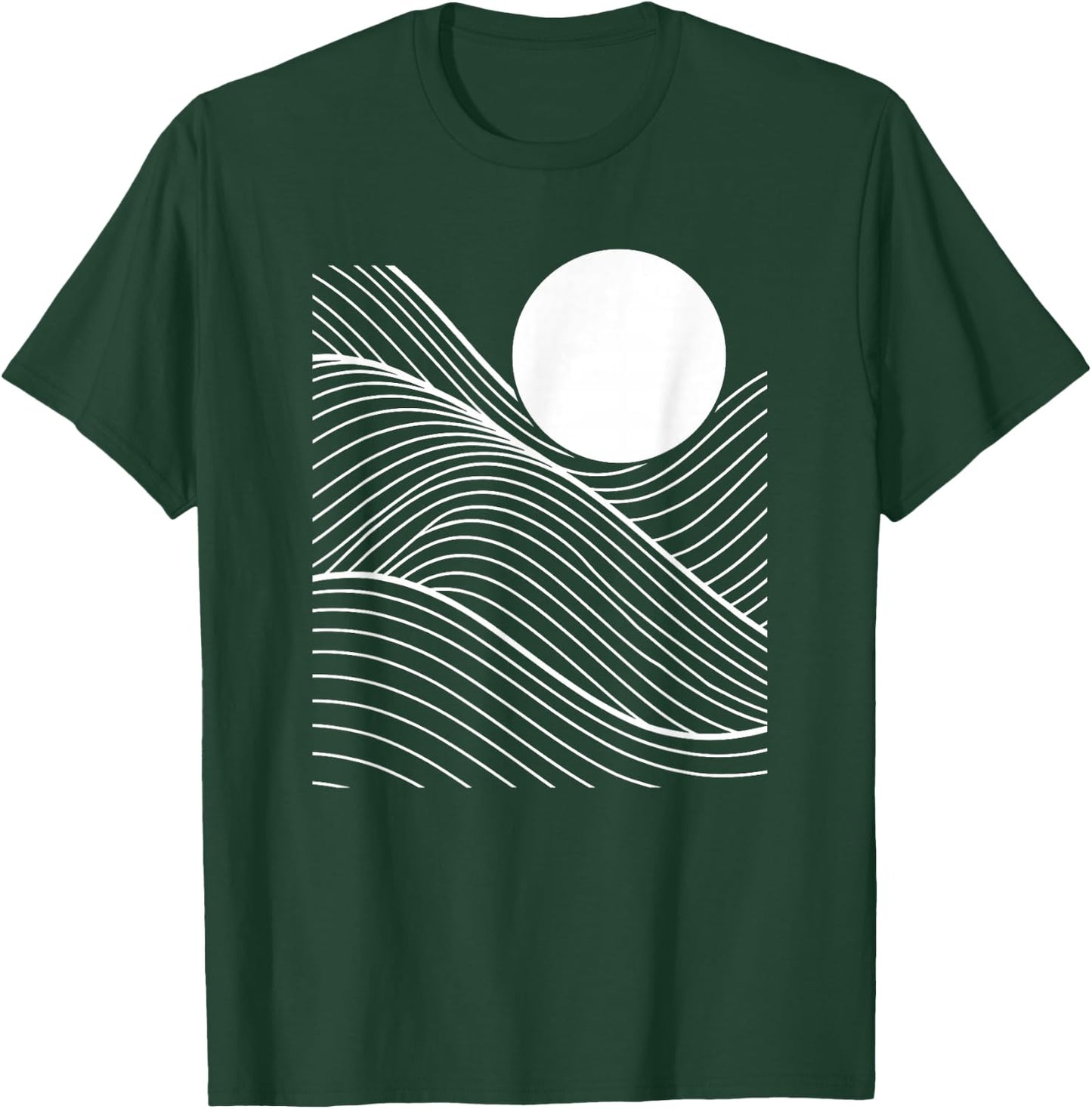 Abstract Line Art Geometric Pattern Mosaic T-Shirt - T-Shirt | Forest