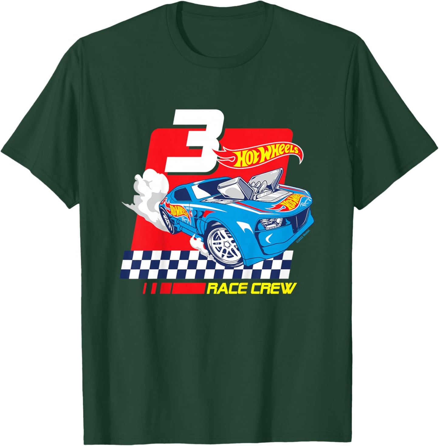 Kids Hot Wheels - Race Crew 3 Years , Black T-Shirt - T-Shirt | Forest