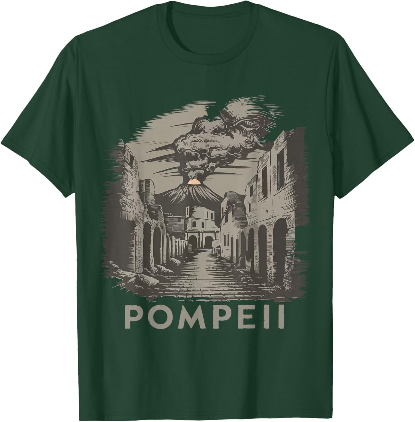 Italy Volcano Pompeii Outfit Roman Empire Souvenir T-Shirt - T-Shirt | Forest