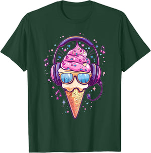 Cooles EIS mit Sonnenbrille I Lustiges EIS T-Shirt - T-Shirt | Forest