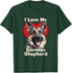 I Love My Shepherd Puppy T-Shirt - T-Shirt | Forest