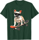 French Bulldog skateboard T-Shirt - T-Shirt | Forest