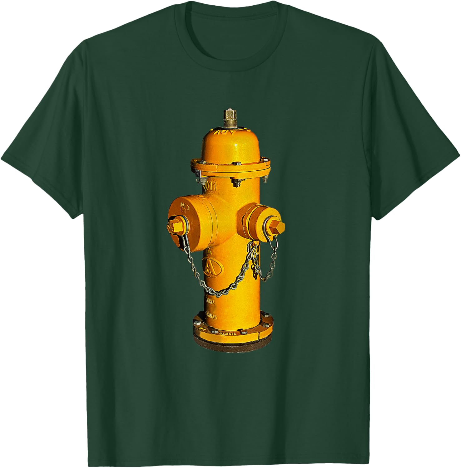 Fire Hydrant Fire Fireman Fighter T-Shirt - T-Shirt | Forest