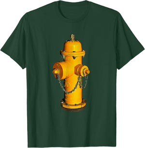 Fire Hydrant Fire Fireman Fighter T-Shirt - T-Shirt | Forest