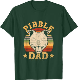 Retro Pibble Dad T-Shirt - T-Shirt | Forest