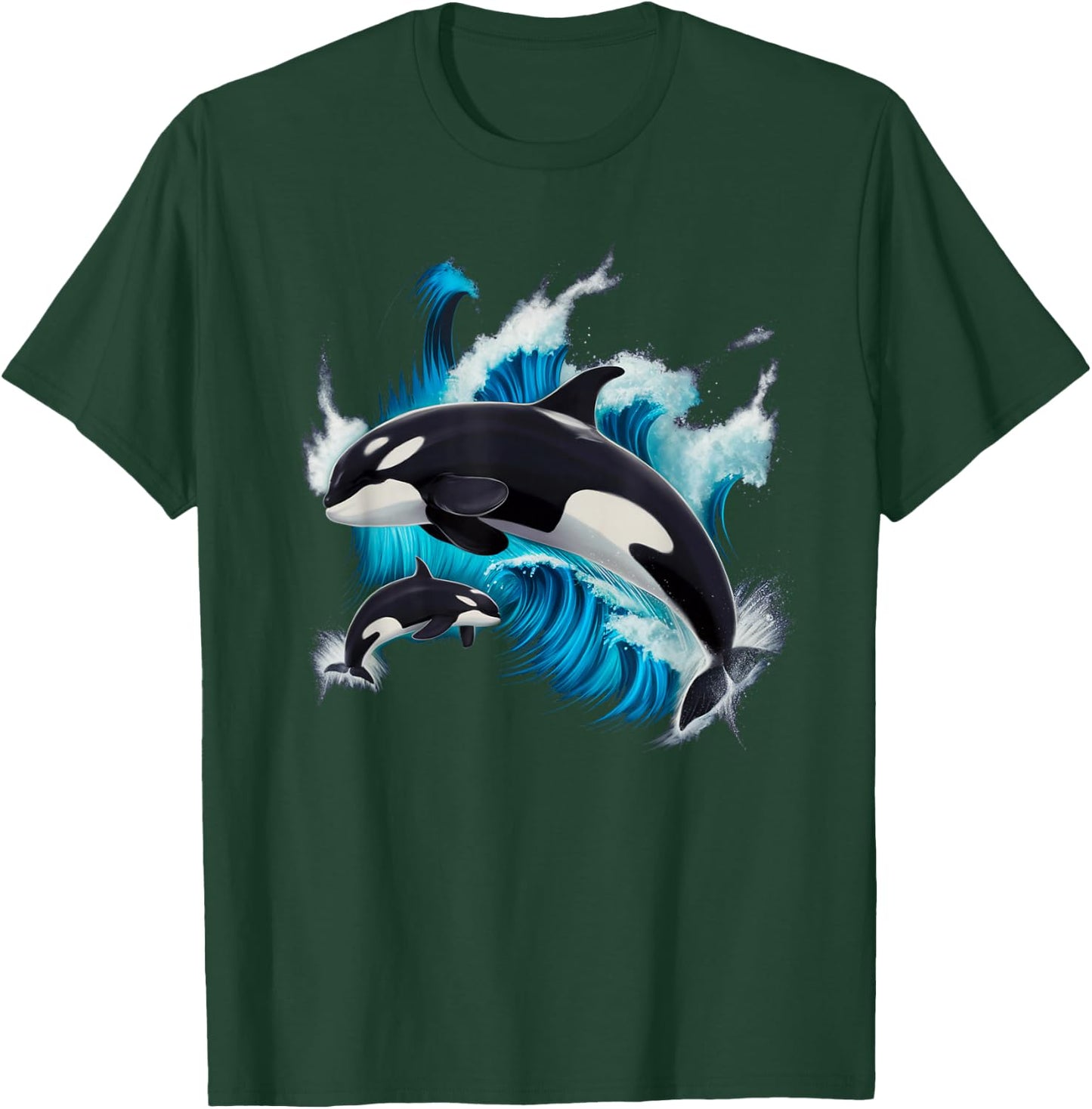 Beautiful Kids Whale Orca T-Shirt - T-Shirt | Forest