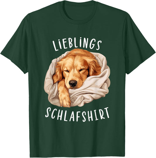 Dog Official Favourite Sleep Shirt Golden Retriever T-Shirt - T-Shirt | Forest