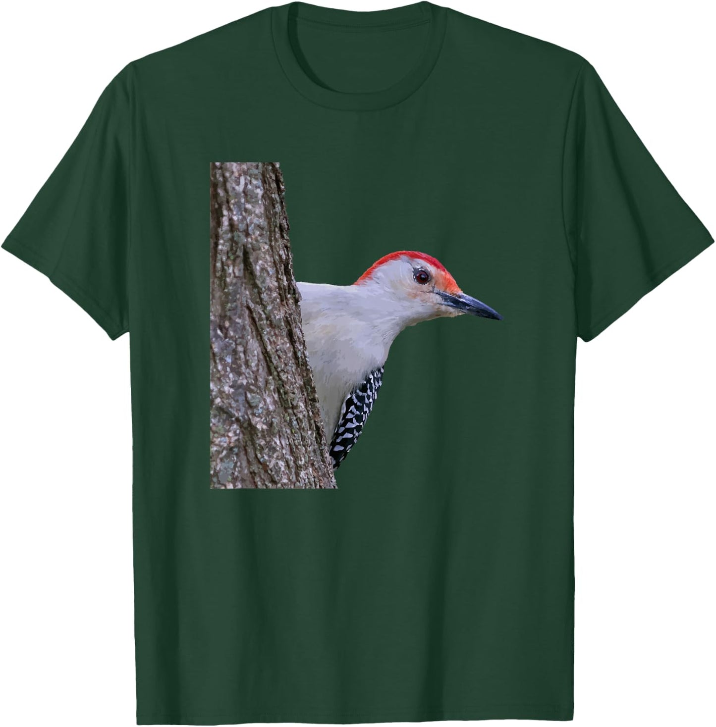 Red-bellied Woodpecker T-Shirt - T-Shirt | Forest