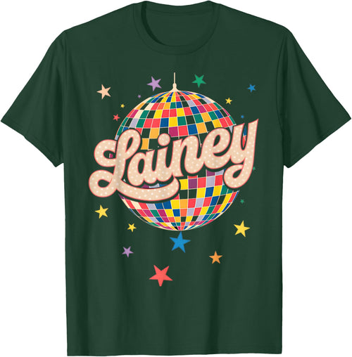 Girl Retro Lainey First Name Personalized Heart