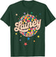 Girl Retro Lainey First Name Personalized Heart T-Shirt - T-Shirt | Forest