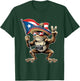 Coqui Frog Puerto Rico Taino Puerto Rican Flag Boricua T-Shirt - T-Shirt | Forest
