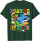 Roaring 1st Grade Dinosaur Shark Back to School Boys Kids T-Shirt - T-Shirt | Forest