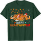 Happy HalloThanksMas Cute Santa Witch Turkey Bearded Dragon T-Shirt - T-Shirt | Forest