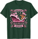 Groovy Pink Christmas Candy Sleigh Girl Gingerbread Holiday T-Shirt - T-Shirt | Forest