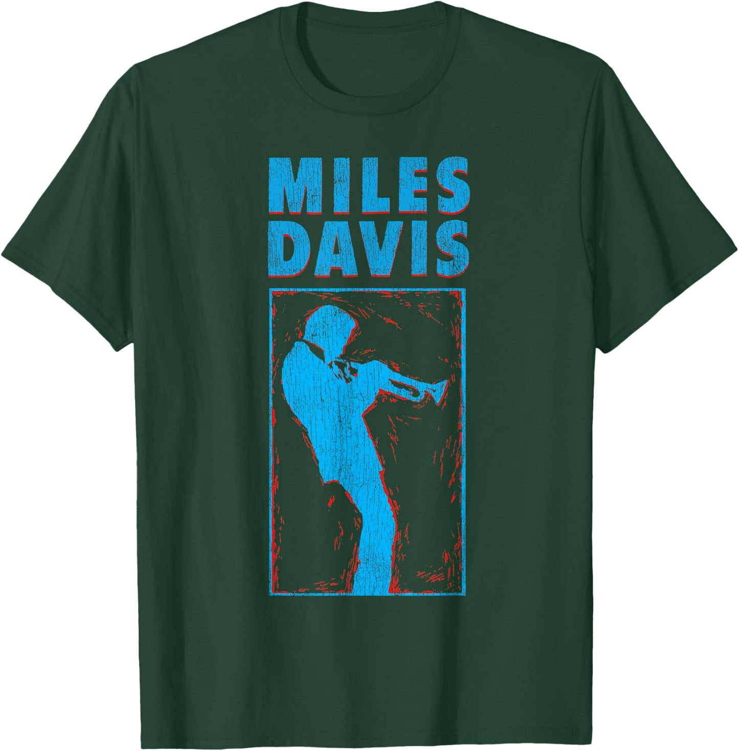 Official Miles Davis Jazz Icon Merch - Chronicle T-Shirt - T-Shirt | Forest