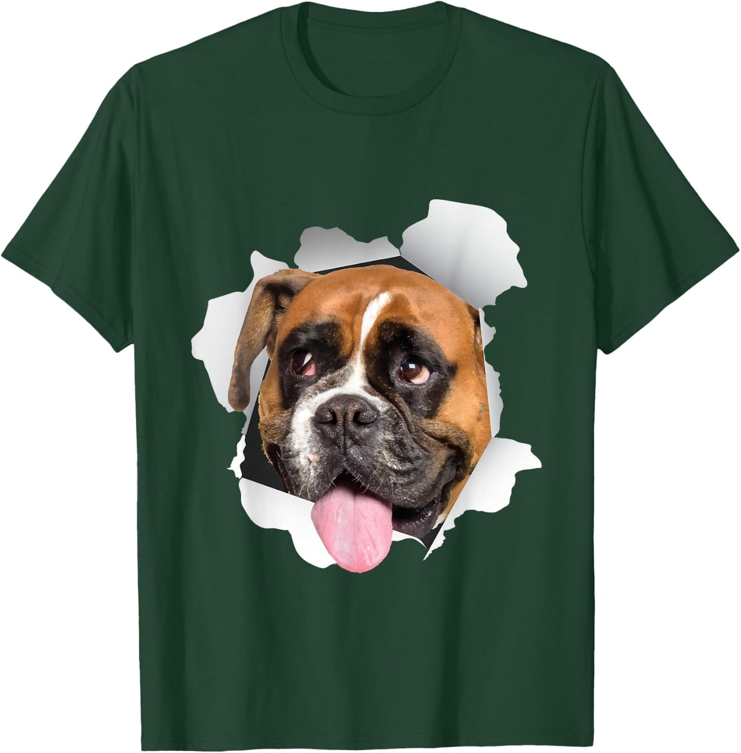 Sneaking Boxer Dog - Animal Breeder Puppy Veterinarian T-Shirt - T-Shirt | Forest